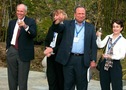 Dick McFall, Victoria Follette (UN-Reno), Jerry Davison (USC), and Susan Zlotlow (APA)